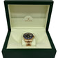 Rolex Submariner Date BLUE 18K Yellow Gold Oyster Automatic 40mm 16618 Watch BOX
