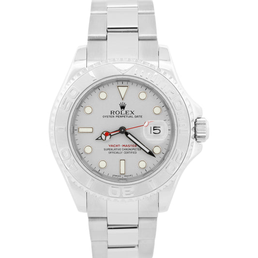 Rolex Yacht-Master PLATINUM Stainless Steel 40mm Oyster Date YM1 Watch 16622