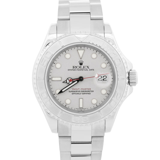 Rolex Yacht-Master PLATINUM Stainless Steel 40mm Oyster Date YM1 Watch 16622