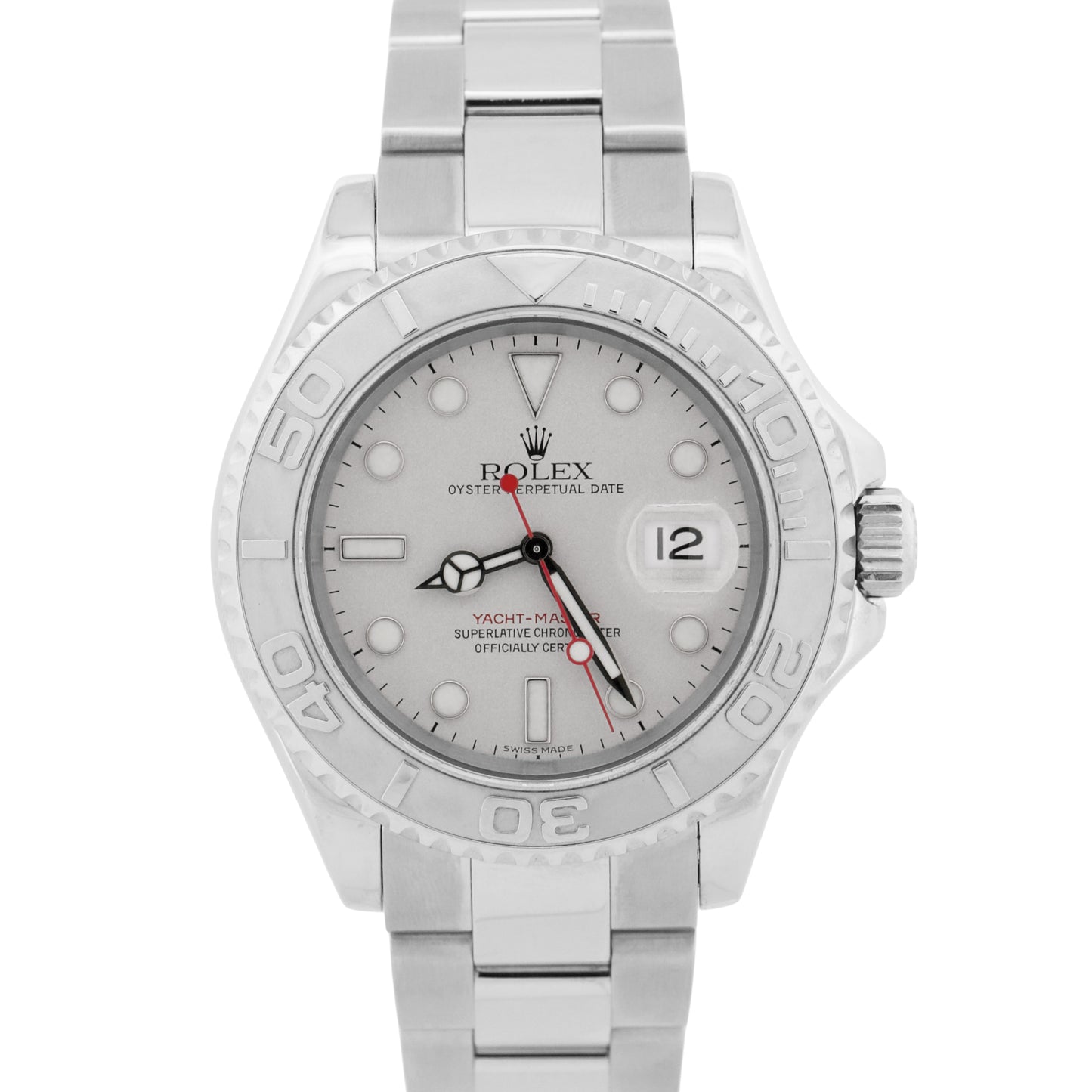Rolex Yacht-Master PLATINUM Stainless Steel 40mm Oyster Automatic YM1 16622