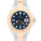 Rolex Yacht-Master 40mm BLUE 18K Two-Tone 18K Yellow Gold Steel 16623 YM1 Watch