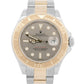 Rolex Yacht-Master 40mm SILVER 18K Two-Tone 18K Yellow Gold Steel 16623 Watch