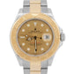 Rolex Yacht-Master 40mm CHAMPAGNE Two-Tone REHAUT 18K Yellow Gold Steel 16623