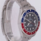 Rolex GMT-Master 40mm PEPSI Black Stainless Steel Blue Red Date Watch 16700