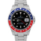 Rolex GMT-Master II 16710 40mm Pepsi Black Blue Red Stainless Steel Oyster Watch