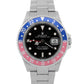 Rolex GMT-Master II 16710 40mm Pepsi Blue Red Rectangle Dial Steel Oyster Watch