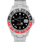 2001 PAPERS Rolex GMT-Master II COKE Red Black Steel OYSTER 40mm 16710 Watch BOX