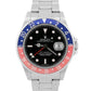 RARE UNPOLISHED 2008 PAPERS Rolex GMT-Master II 3186 PEPSI Steel 16710 Watch BOX