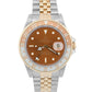 Rolex GMT-Master II ROOT BEER Two-Tone 18K Gold JUBILEE Steel Brown 16713 Watch