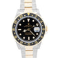 Rolex GMT-Master II BLACK 18K Yellow Gold Stainless Steel OYSTER 40mm 16713 BOX