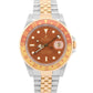 PAPERS Rolex GMT-Master II ROOT BEER Brown 40mm 18K Steel JUBILEE 16713 BOX