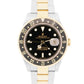 UNPOLISHED PAPERS Rolex GMT-Master II BLACK 18K Gold Steel OYSTER 40mm 16713 BOX