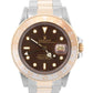 Rolex GMT-Master 40mm FADED ROOT BEER Brown Steel 18K Yellow Gold OYSTER  16753