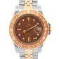 VINTAGE 1971 Rolex GMT-Master BROWN 18K Gold Steel ROOT BEER Jubilee 40mm 1675