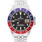 VINTAGE 1968 Rolex GMT-Master PEPSI Black Red Blue JUBILEE Steel 40mm 1675 Watch
