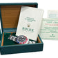 VINTAGE PAPERS Rolex GMT-Master Red Blue PEPSI Black Oyster LONG-E 40mm 1675 BOX