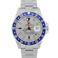 1987 Rolex GMT-Master II 16760 40mm Silver Diamond Blue Stainless Steel Watch