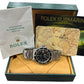 1987 Rolex Submariner Date 168000 40mm Triple Zero Black Steel Watch Box Papers