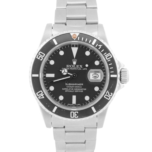 2026 RSC VINTAGE 1982 Rolex Submariner Date MATTE BLACK 40mm Steel Oyster 16800