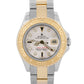PAPERS Ladies Rolex Yacht-Master 29mm MOP DIAMOND 169623 18K Gold Steel BOX