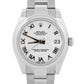 Ladies Rolex DateJust WHITE ROMAN 31mm Stainless Steel OYSTER Smooth 178240 BOX