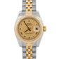 2008 Ladies Rolex DateJust 179173 Champagne Roman 18K 26mm Jubilee Box Papers