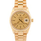 1985 Rolex Day-Date President CHAMPAGNE 36mm 18K Yellow Gold Fluted Watch 18038