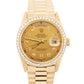 VINTAGE 1978 Rolex Day-Date President CHAMPAGNE DIAMOND 36mm 18K Watch 18038