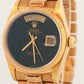 UNPOLISHED PAPERS Rolex Day-Date President FACTORY ONYX 18K Gold 36mm 18038 BOX