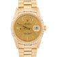 1991 Rolex Day-Date President Champagne Diamond Bezel 36mm 18K Yellow Gold 18238