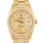 Rolex Day-Date President 36mm SILVERED CHAMPAGNE TAPESTRY 18K Gold 18238 BOX
