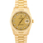 Rolex Day-Date President CHAMPAGNE DIAMOND 18K Yellow Gold BARK 36mm 18308 Watch