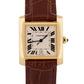 Cartier Tank Francaise 1840 W5000156 Silver 18K Gold Automatic 28x32mm Watch