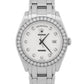 PAPERS Rolex Day-Date Masterpiece Platinum SILVER DIAMOND Pearlmaster 18946 BOX