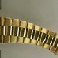 Rolex OysterQuartz Day-Date President Black Diamond 18K Gold 36mm Watch 19018