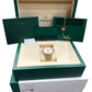2025 PAPERS Rolex 1908 WHITE Arabic 18K Yellow Gold SETTIMO 39mm 52508 Watch BOX