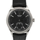 Rolex 1908 18K White Gold BLACK 39mm Leather Automatic Fluted 52509 Watch