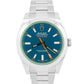 2021 PAPERS Rolex Milgauss BLUE 40mm Z-Blue Green 116400 GV Stainless Watch BOX