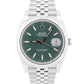 2025 PAPERS Rolex DateJust 41 MINT GREEN 18K Gold Steel 41mm JUBILEE 126334 BOX