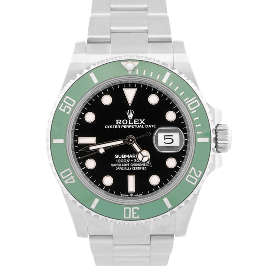 MINT 2024 PAPERS Rolex Submariner Date 41 KERMIT Green Steel 41mm 126610 LV BOX