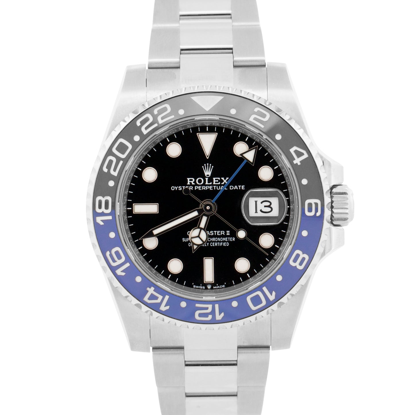 2025 Rolex GMT-Master II 126710 BLNR Batman Blue 40mm Oyster Steel Box Papers