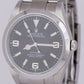 MINT Rolex Explorer I Black Stainless Steel 39mm MK1 Automatic Watch 214270