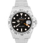 MINT Rolex Explorer II 42mm BLACK Stainless Steel Orange Automatic Watch 216570