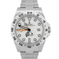 UNPOLISHED 2020 NFC PAPERS Rolex Explorer II 42mm POLAR WHITE Orange 216570 BOX