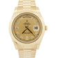 Rolex Day-Date II President 41mm CHAMPAGNE DIAMOND 18K Yellow Gold 218238 BOX