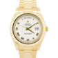 MINT Rolex Day-Date II President 41mm WHITE ROMAN 18K Yellow Gold 218238 BOX