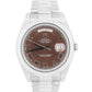 Rolex Day-Date II Presidential Brown HAVANA ROMAN 18K Gold 41mm 218239 BOX