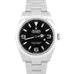 Rolex Explorer 40mm BLACK Stainless Steel 3-6-9 Oyster Smooth 224270 Watch