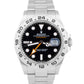 MINT 2023 PAPERS Rolex Explorer II 42mm BLACK Orange Stainless Steel 226570 BOX