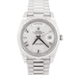 PAPERS Rolex Day-Date President SILVER QUADRANT ROMAN 18K Gold 40mm 228239 BOX